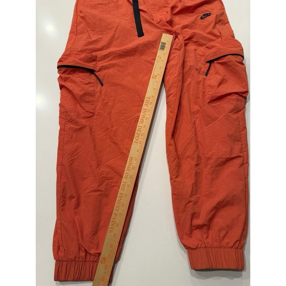 Nike Tech Woven Cargo Pants Orange UPF40 FZ0756-846 Mens Large NWT